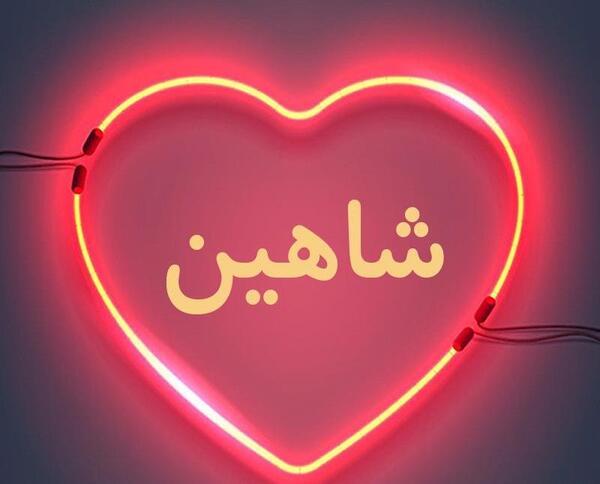 عکس نوشته عشقم شاهین