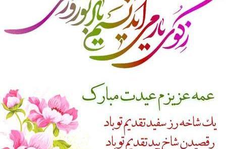 عکس خاله جان سال نو مبارک