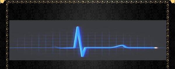 عکس ضربان قلب هنگام مرگ