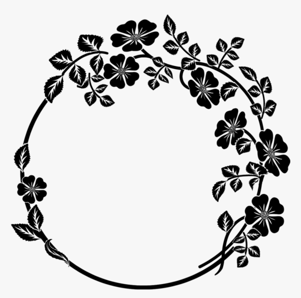 عکس گل حاشیه دار