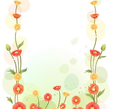 عکس گل حاشیه دار