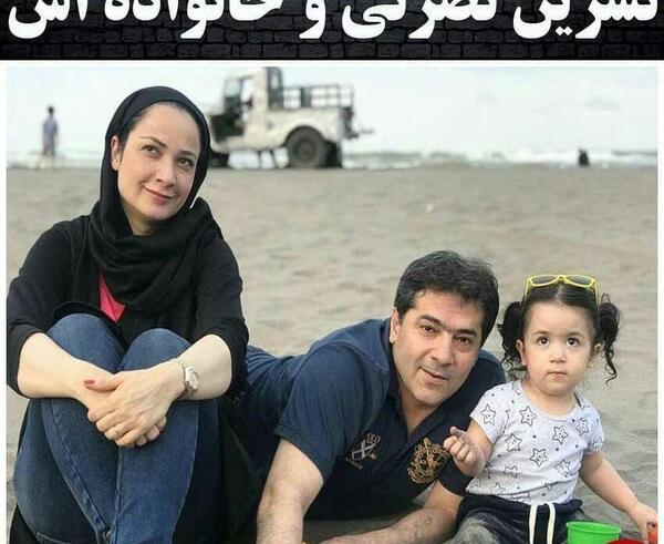 عکس بیتا توکلی و پدر و مادرش