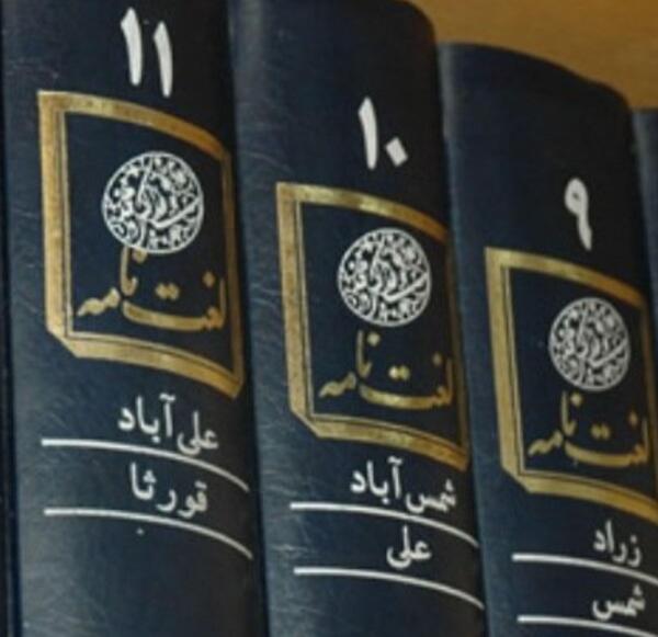 عکس کتاب لغت نامه دهخدا
