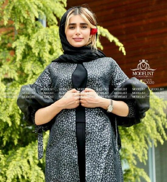 عکس مدل مانتو دخترانه ژاکارد