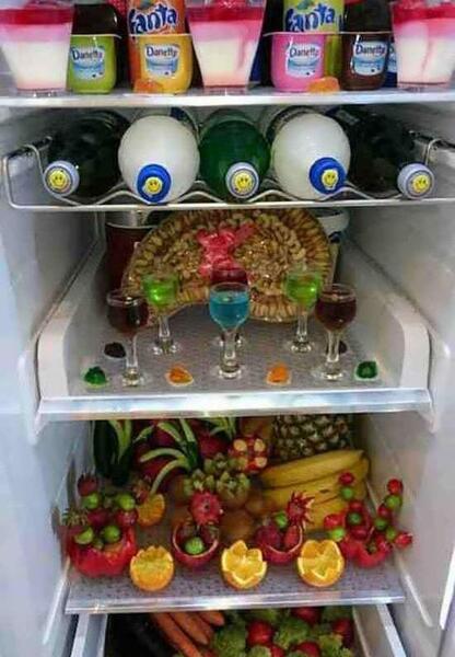 عکس ایده برای درب یخچال