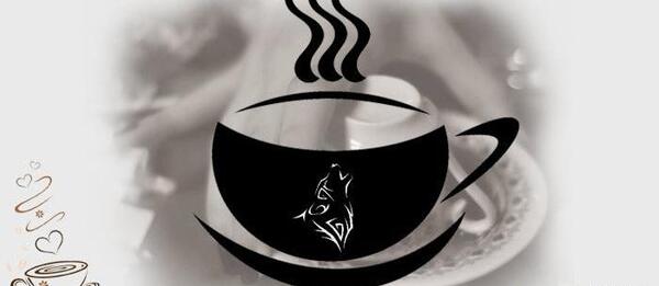 عکس گرگ در فال قهوه
