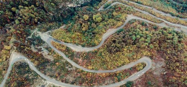 عکس هوایی جاده توسکستان