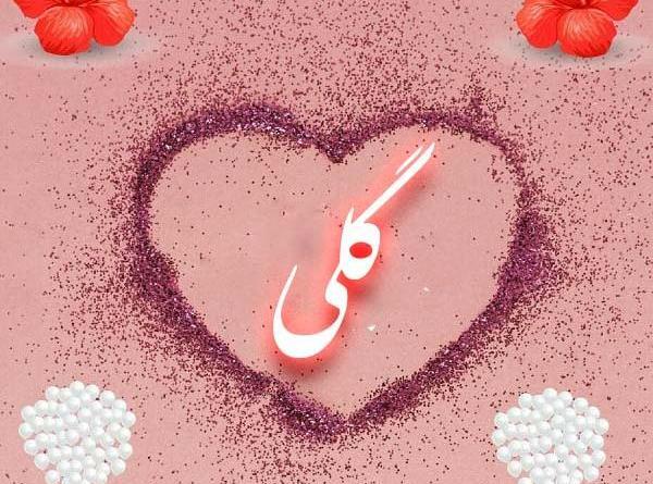 عکس نوشته گلی