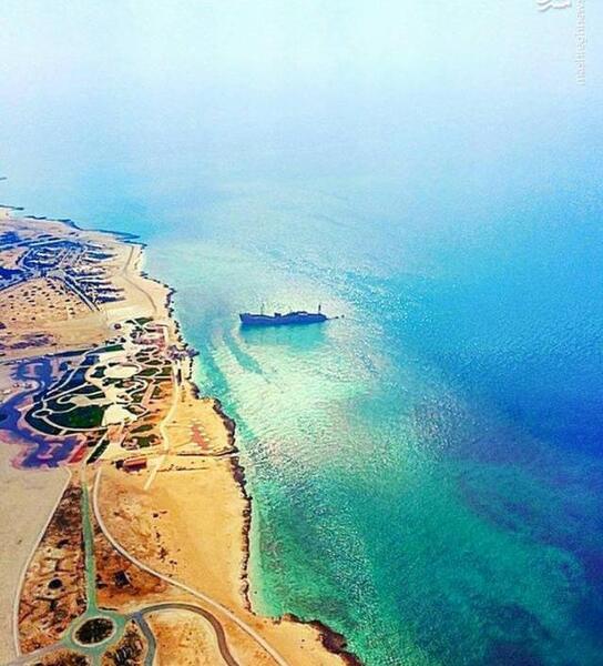 عکس هوایی از کیش