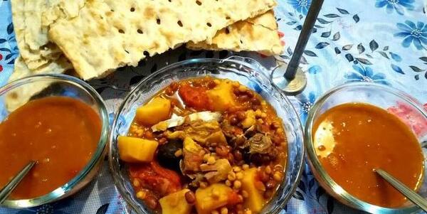 عکس نوشته آبگوشت
