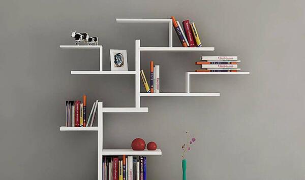عکس ایده برای طراحی قفسه کتاب