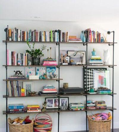 عکس ایده برای طراحی قفسه کتاب