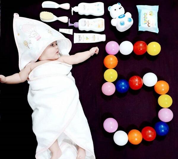 عکس ایده برای سومین ماهگرد نوزاد