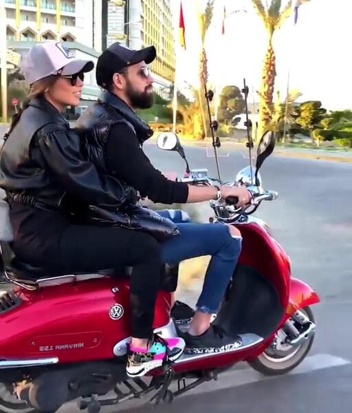عکس دونفره موتور