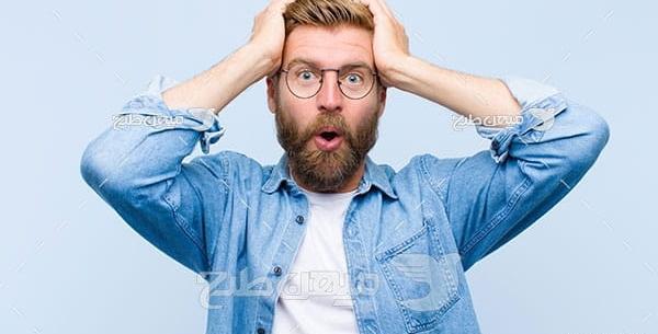 عکس مرد ناراحت