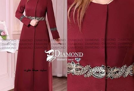 عکس مدل مانتو جدید زرشکی