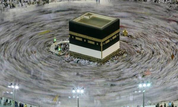 عکس پشت کعبه