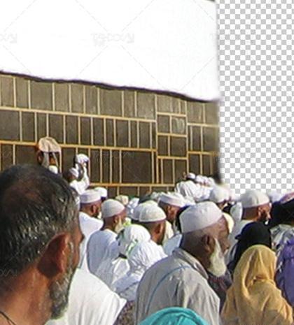 عکس پشت کعبه