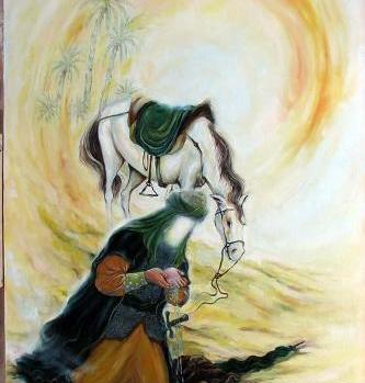 عکس تصاویر امام حسین نقاشی