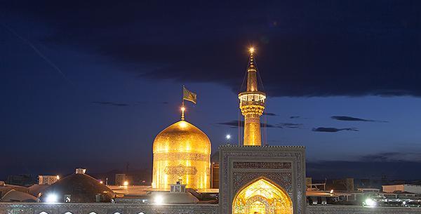 عکس حرم امام رضا عمودی