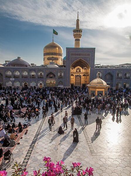 عکس حرم امام رضا عمودی