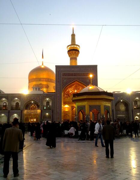 عکس حرم امام رضا عمودی