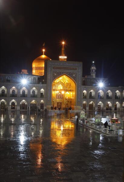 عکس حرم امام رضا عمودی