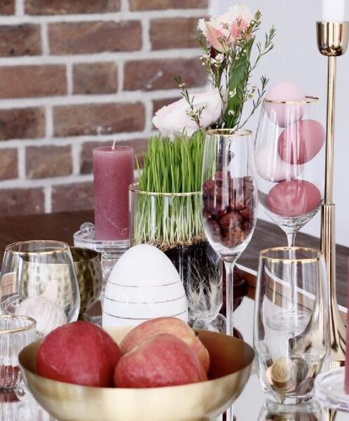 عکس ایده هفت سین شیشه ای