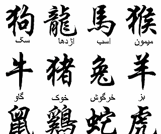 عکس نوشته دوستت دارم به زبان چینی