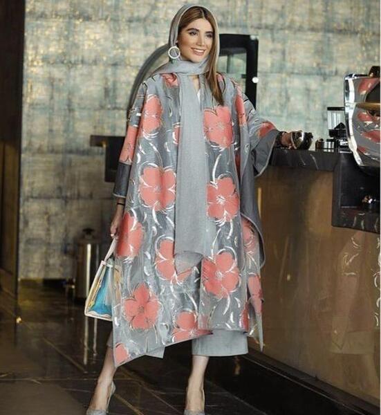 عکس مانتو جلو باز لیمویی