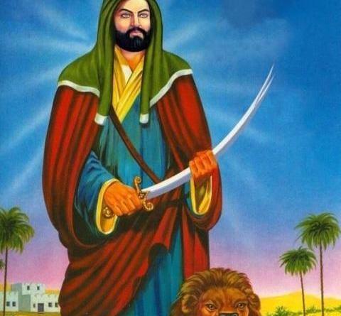 عکس امام علی با ذوالفقار