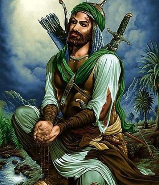 عکس امام علی با ذوالفقار