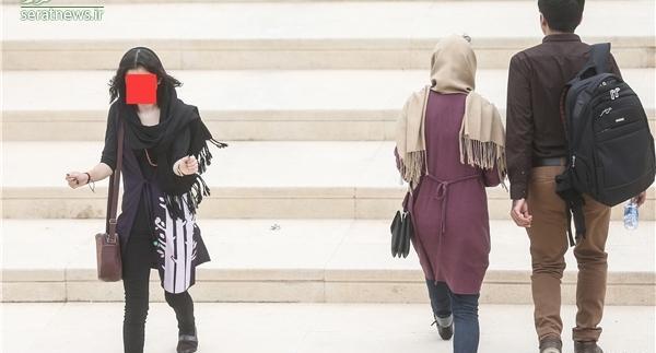 عکس بدحجابی مانتو جلو باز