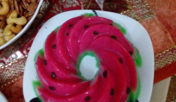 عکس ژله بستنی هندوانه