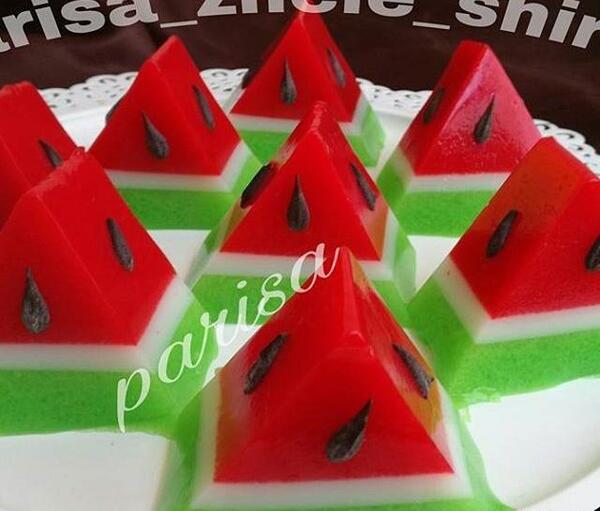 عکس ژله بستنی هندوانه
