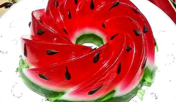 عکس ژله بستنی هندوانه