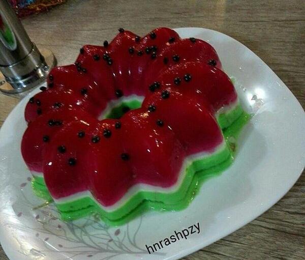 عکس ژله بستنی هندوانه