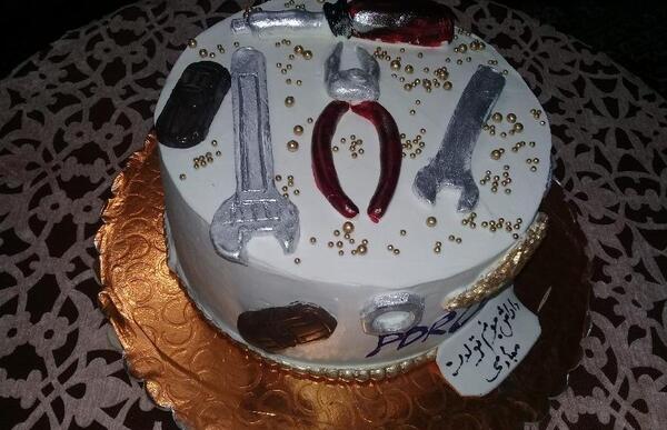 عکس کیک صافکاری