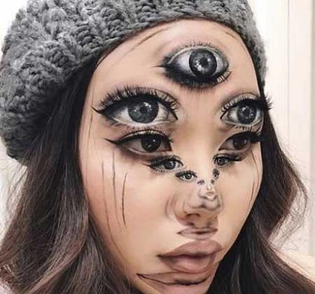 عکس ترسناک صورت