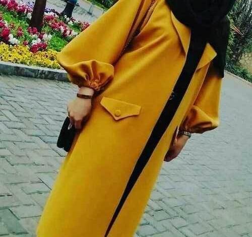 عکس مدل مانتو جدید خردلی