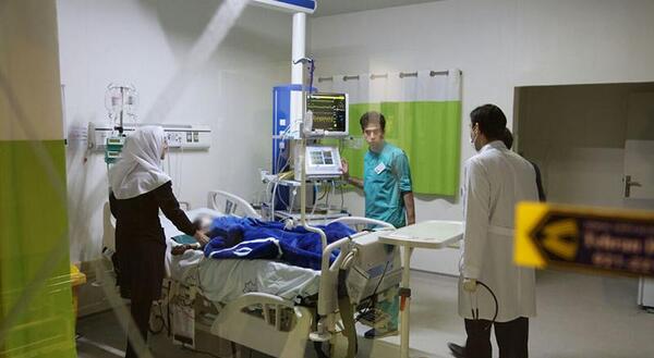 عکس صبا عربی در اتش سوزی زاهدان