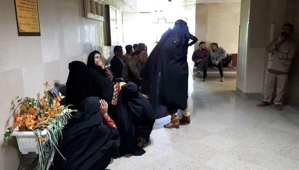عکس صبا عربی در اتش سوزی زاهدان