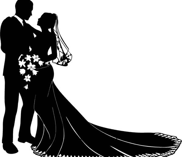 عکس عروس و داماد گرافیکی