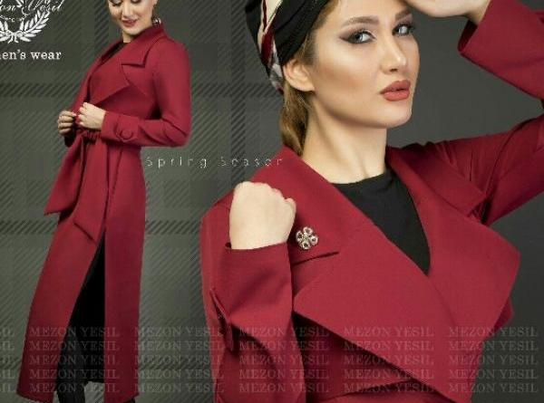 عکس مدل مانتو بلند یقه انگلیسی