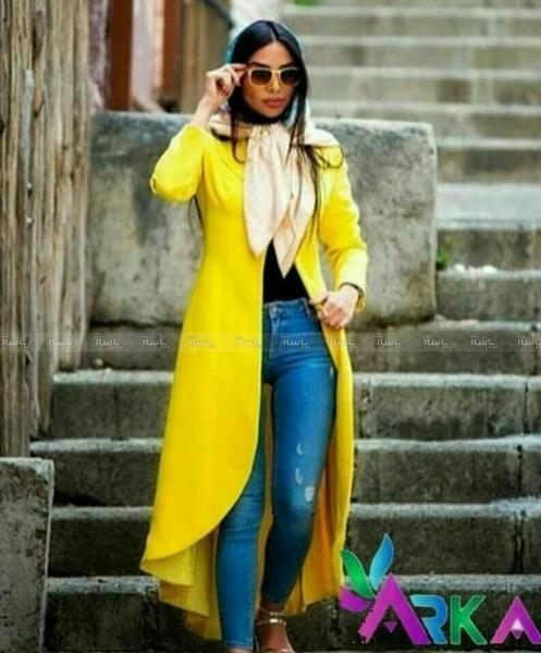 عکس مدل مانتو بلند یقه انگلیسی