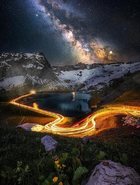 عکس آسمان شب