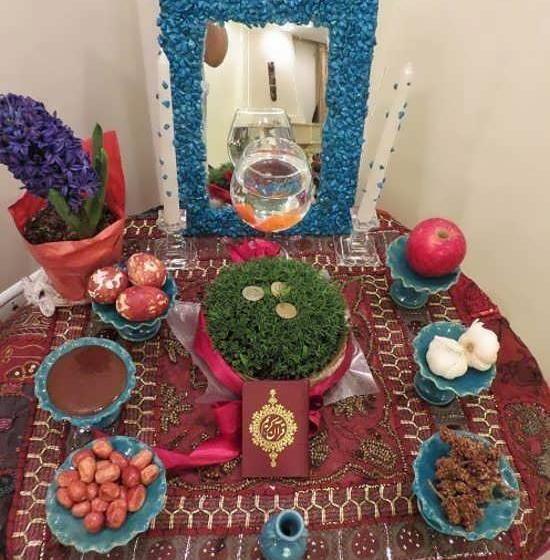 عکس هفت سین چیدن