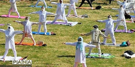 عکس طالبان در پارک ملت تهران