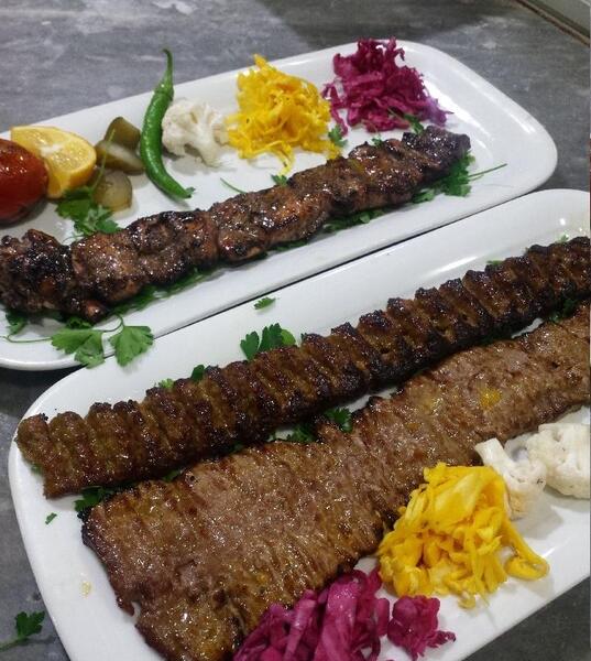 عکس چلو کباب برگ مخصوص