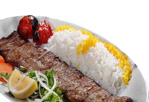 عکس چلو کباب برگ مخصوص